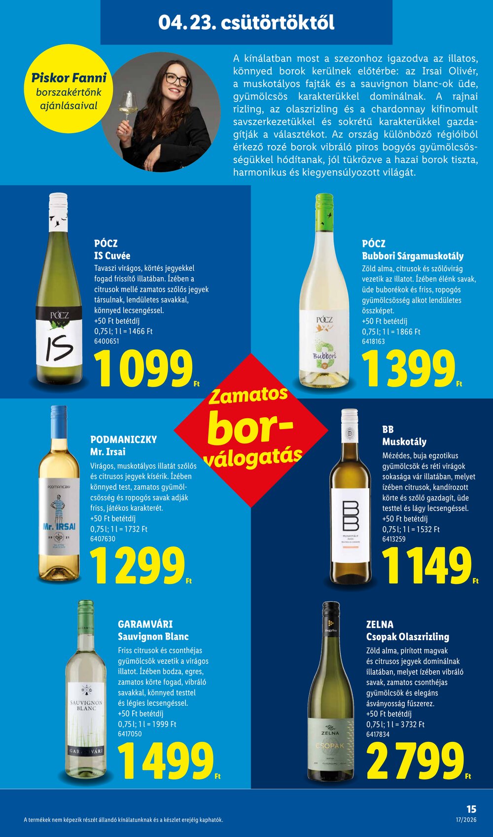Lidl akciós újság 2026.04.23-tól - 15. oldal.