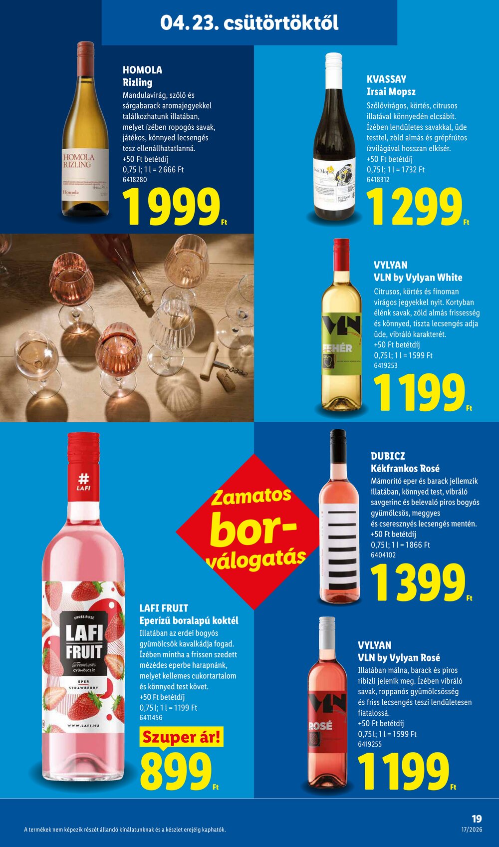 Lidl akciós újság 2026.04.23-tól - 19. oldal.