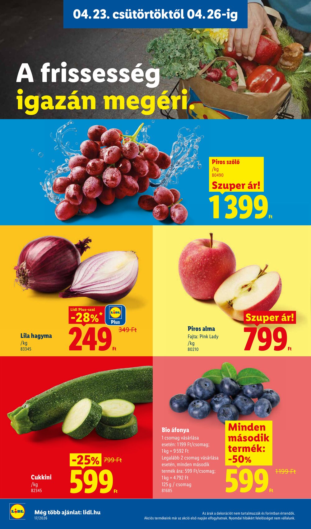 Lidl akciós újság 2026.04.23-tól - 2. oldal.