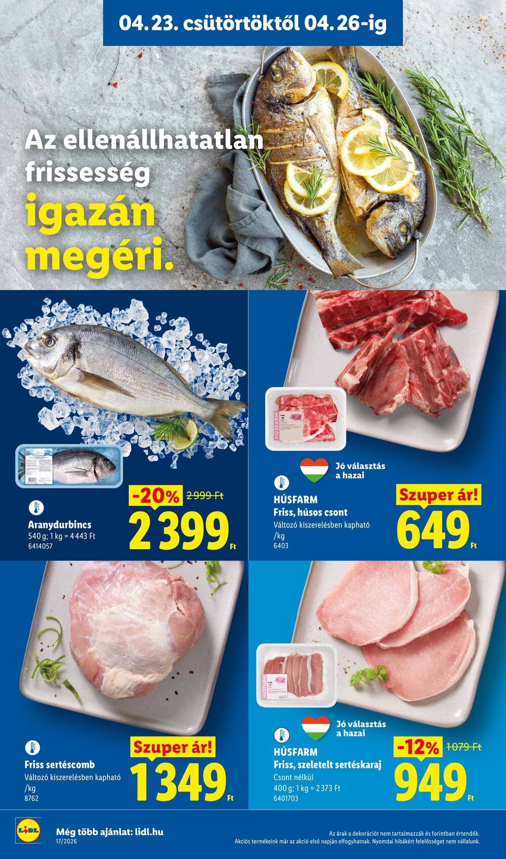 Lidl akciós újság 2026.04.23-tól - 4. oldal.