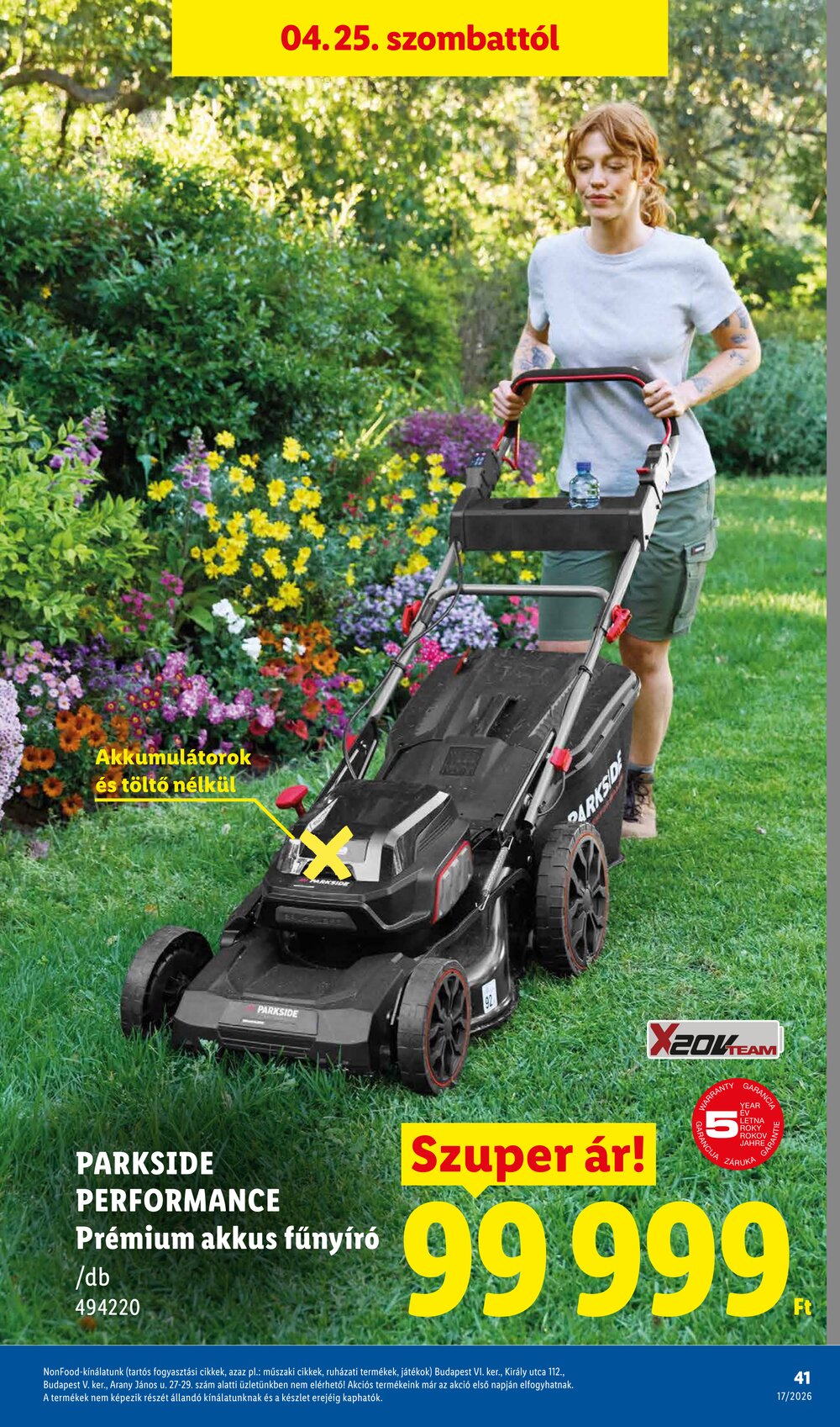 Lidl akciós újság 2026.04.23-tól - 41. oldal.