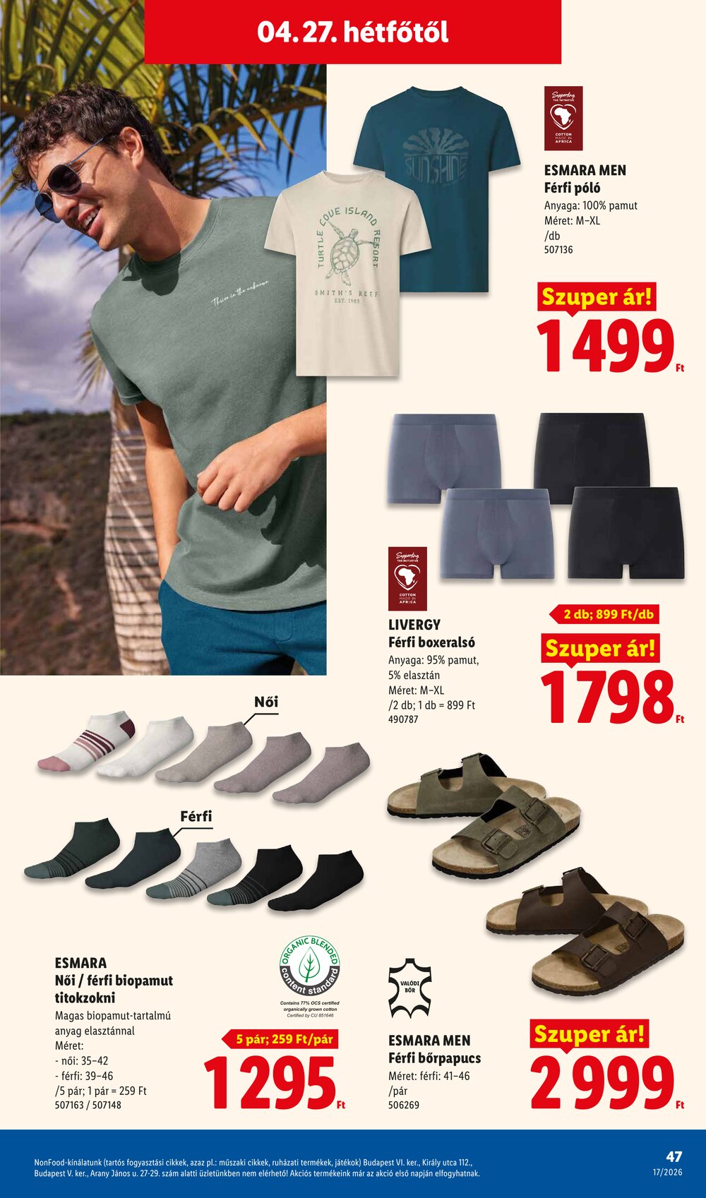 Lidl akciós újság 2026.04.23-tól - 47. oldal.