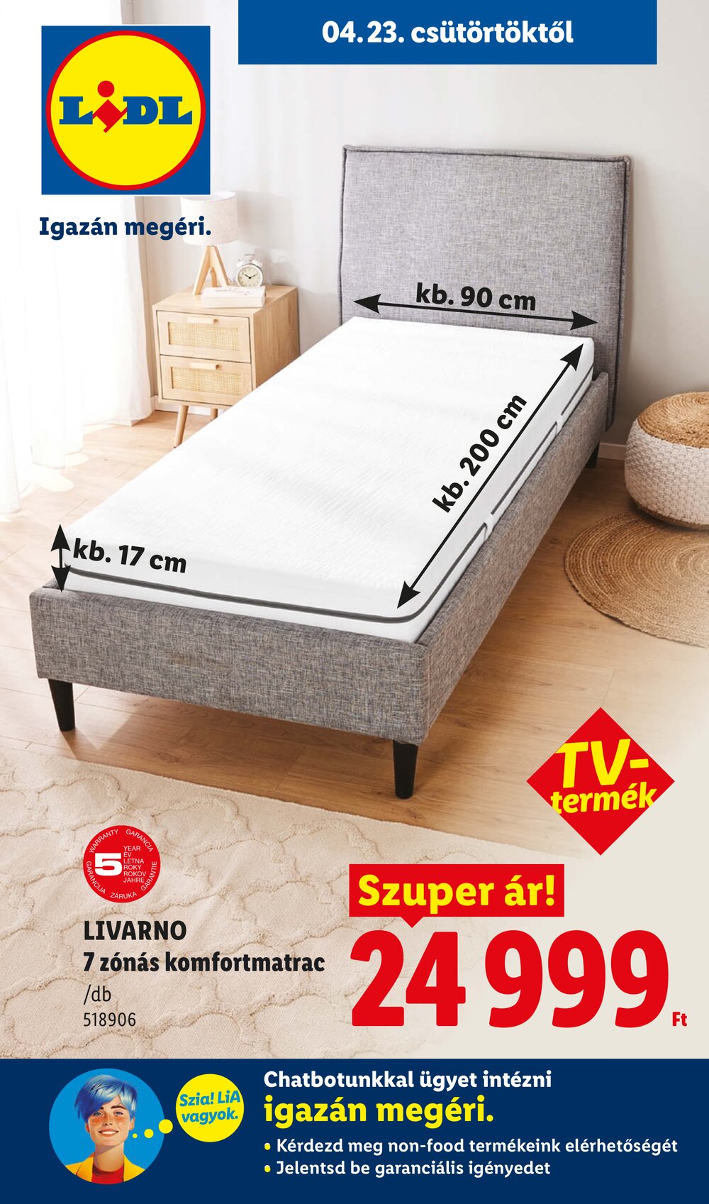 Lidl akciós újság 2026.04.23-tól - 1. oldal.