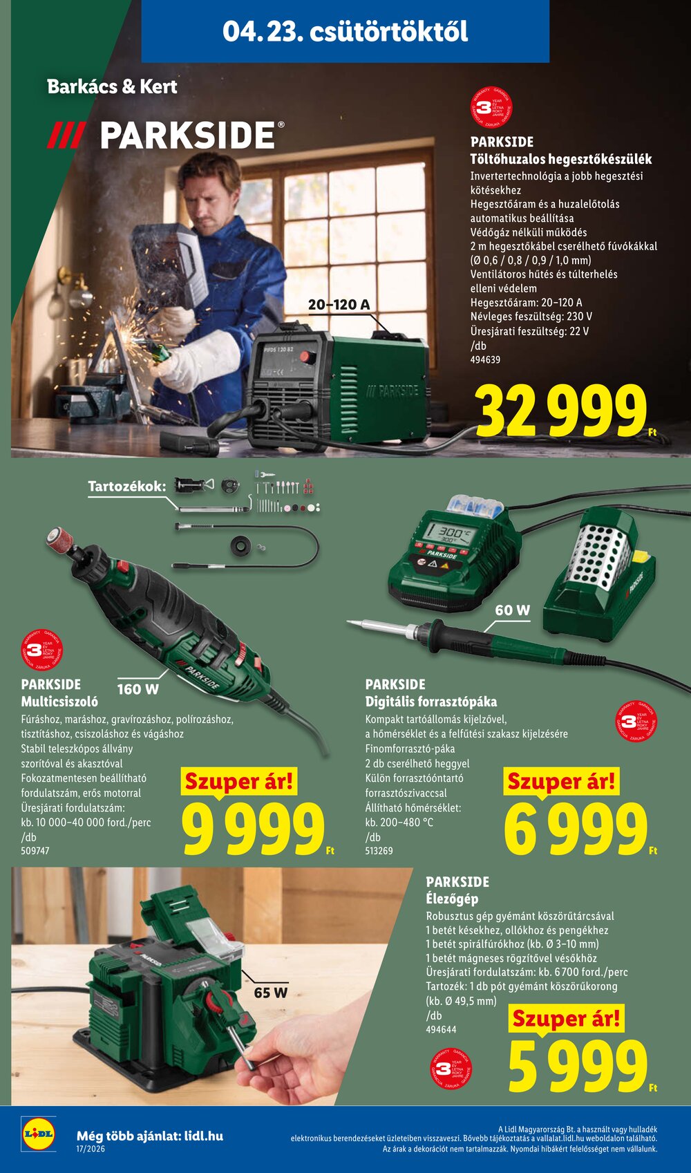 Lidl akciós újság 2026.04.23-tól - 10. oldal.