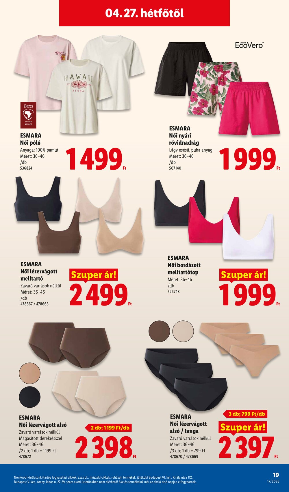 Lidl akciós újság 2026.04.23-tól - 19. oldal.