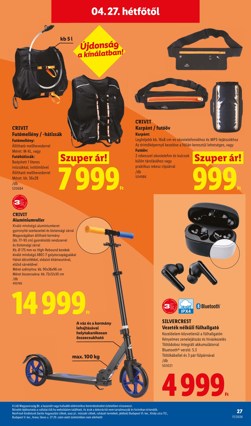 Lidl akciós újság 2026.04.23-tól - 27. oldal.