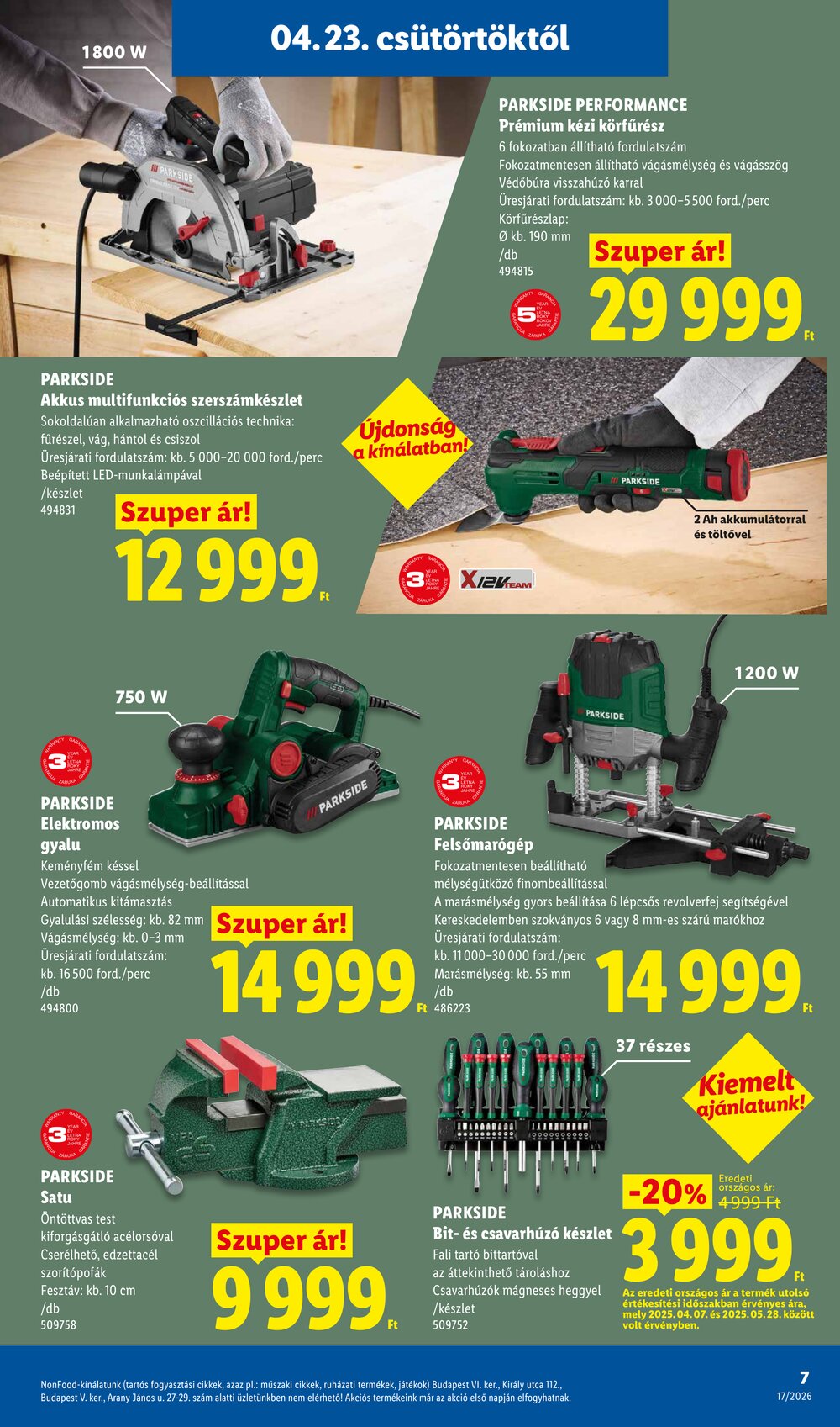 Lidl akciós újság 2026.04.23-tól - 7. oldal.