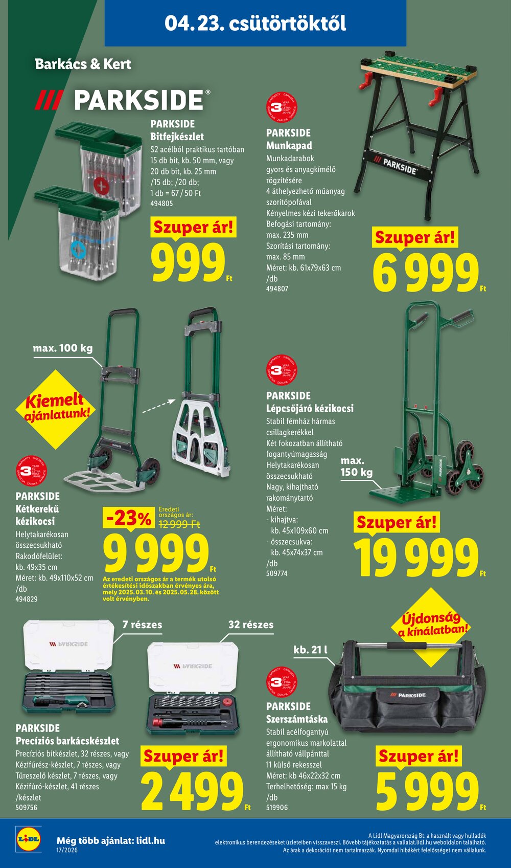 Lidl akciós újság 2026.04.23-tól - 8. oldal.