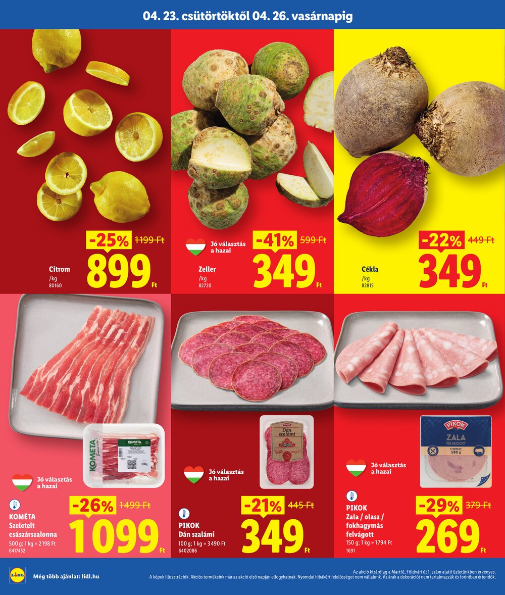 Lidl akciós újság 2026.04.23-tól - 2. oldal.