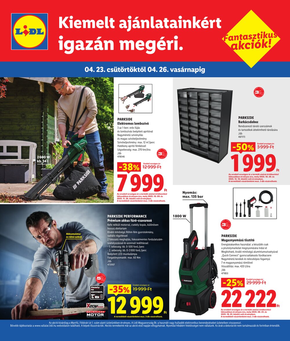 Lidl akciós újság 2026.04.23-tól - 4. oldal.