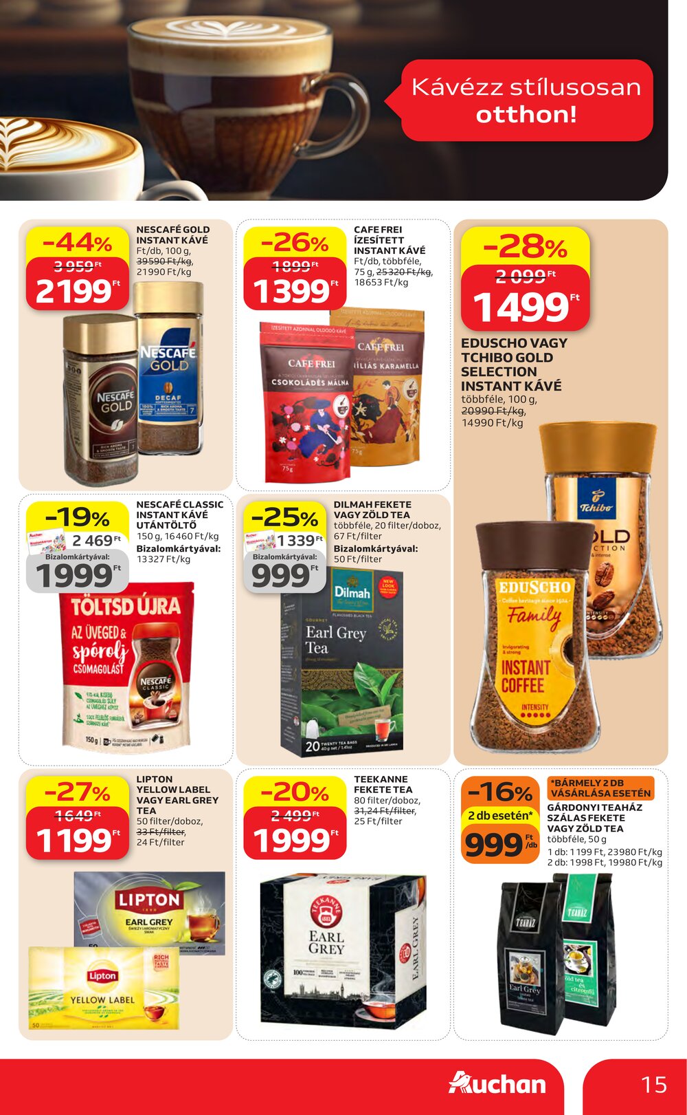 Auchan akciós újság 2026.04.23-tól - 15. oldal.