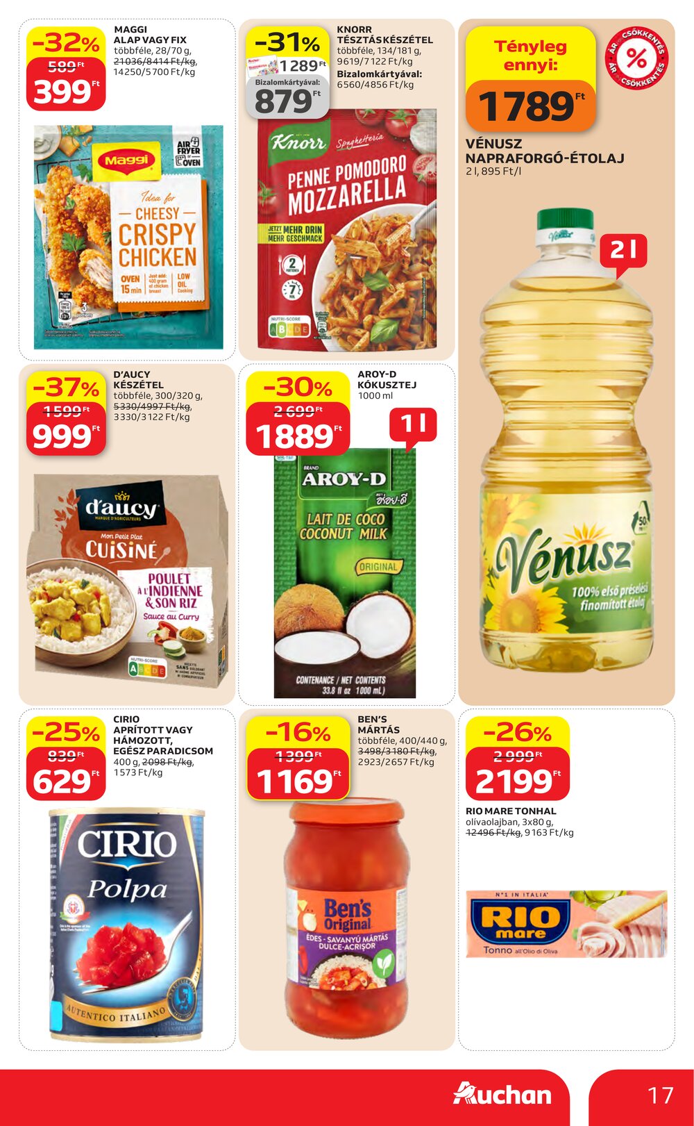 Auchan akciós újság 2026.04.23-tól - 17. oldal.