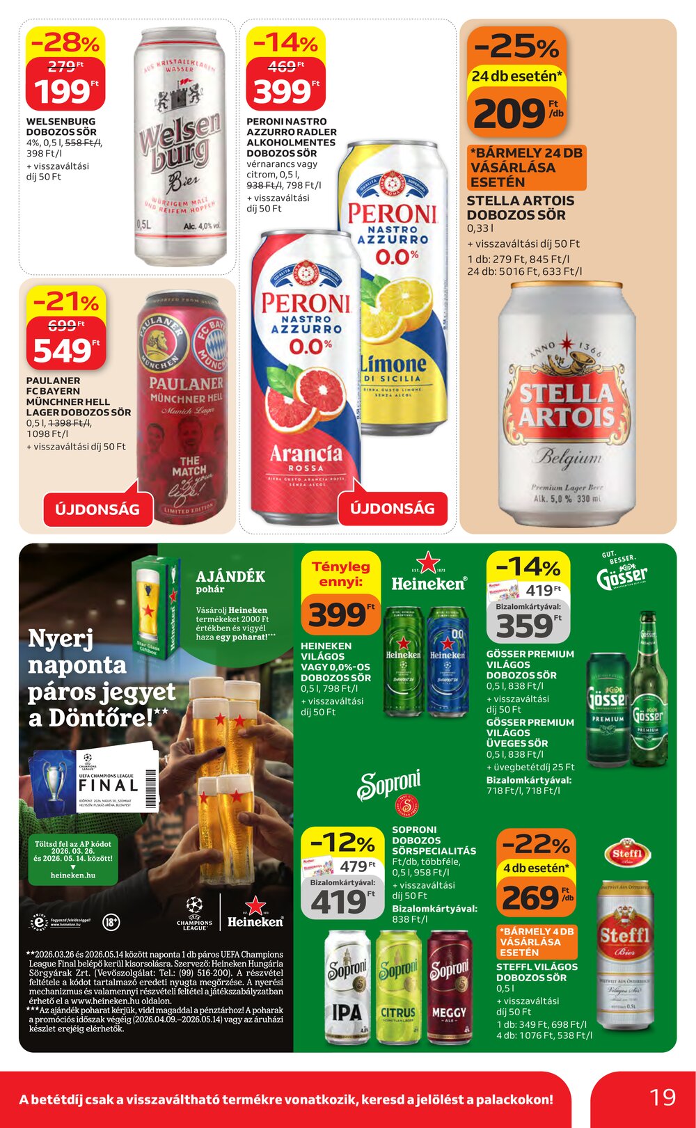 Auchan akciós újság 2026.04.23-tól - 19. oldal.