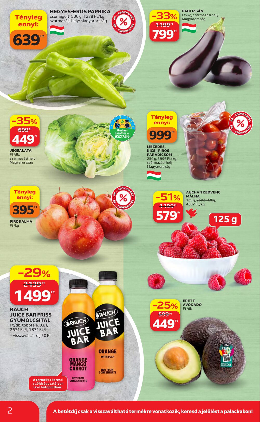 Auchan akciós újság 2026.04.23-tól - 2. oldal.