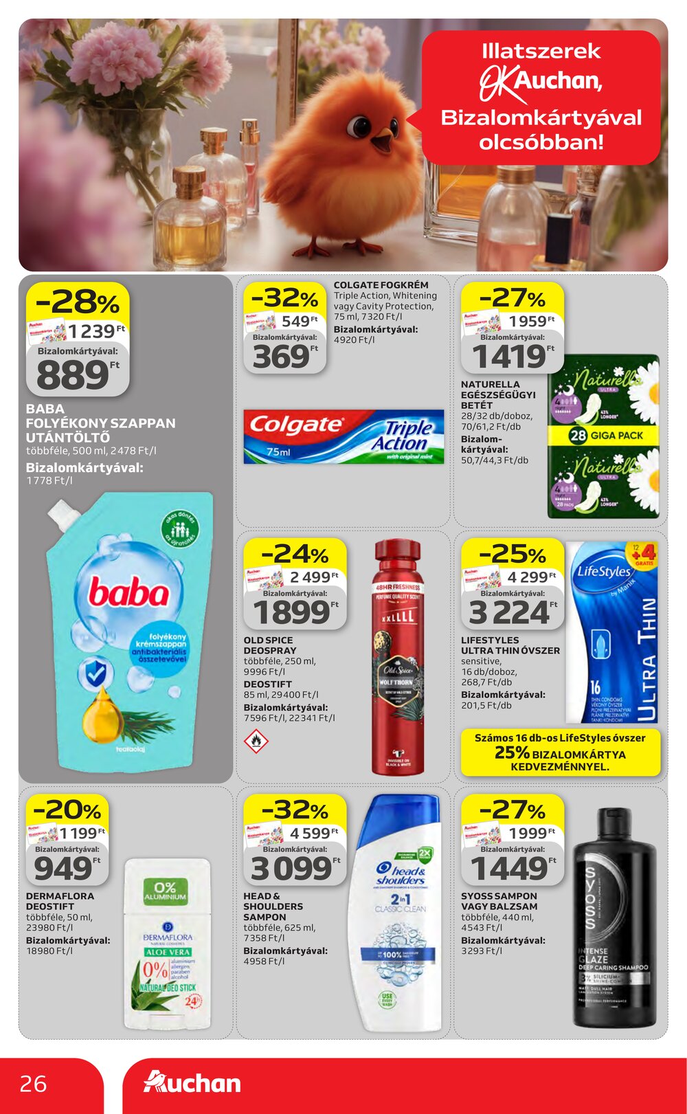 Auchan akciós újság 2026.04.23-tól - 26. oldal.