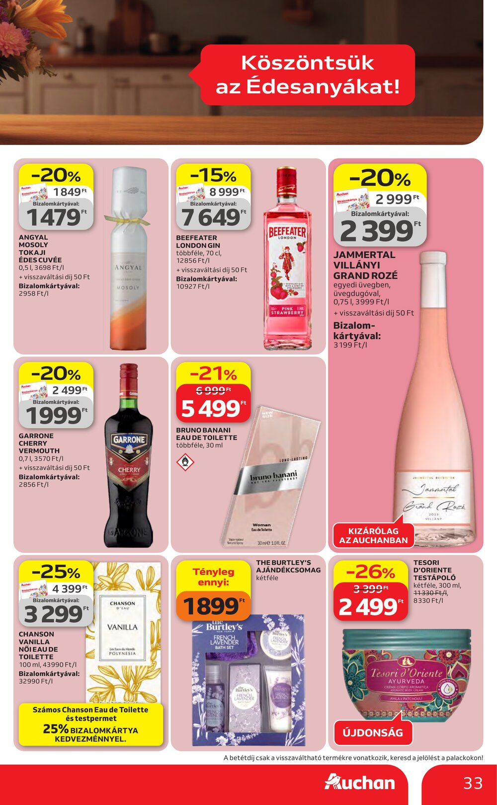 Auchan akciós újság 2026.04.23-tól - 33. oldal.