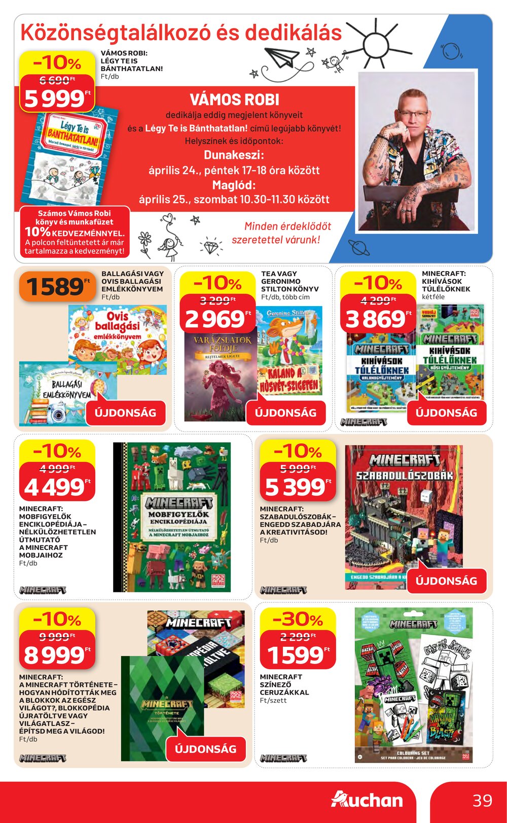 Auchan akciós újság 2026.04.23-tól - 39. oldal.