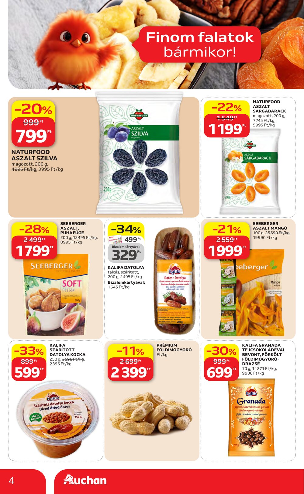 Auchan akciós újság 2026.04.23-tól - 4. oldal.