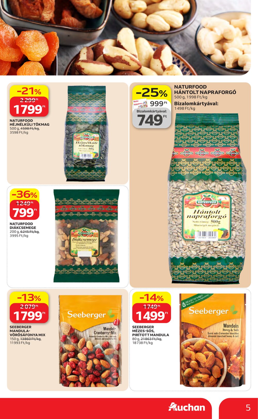 Auchan akciós újság 2026.04.23-tól - 5. oldal.