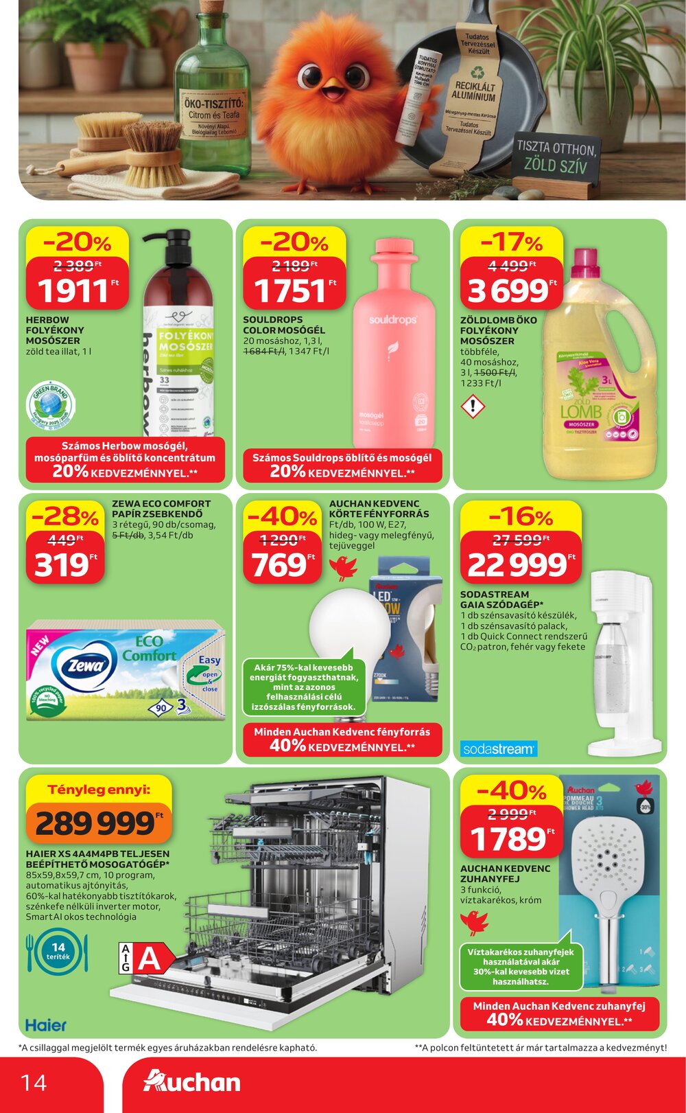 Auchan akciós újság 2026.04.23-tól - 14. oldal.