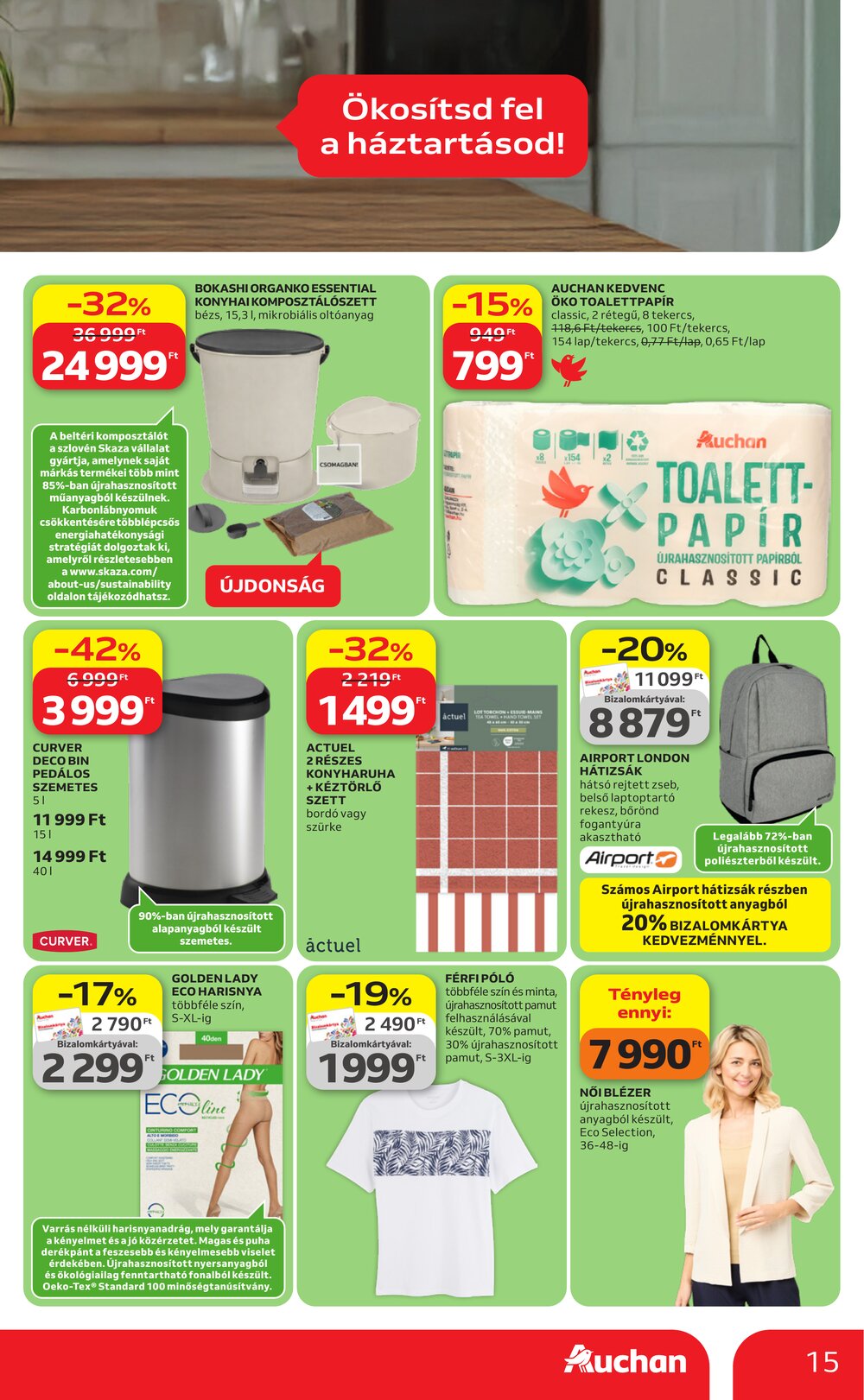 Auchan akciós újság 2026.04.23-tól - 15. oldal.