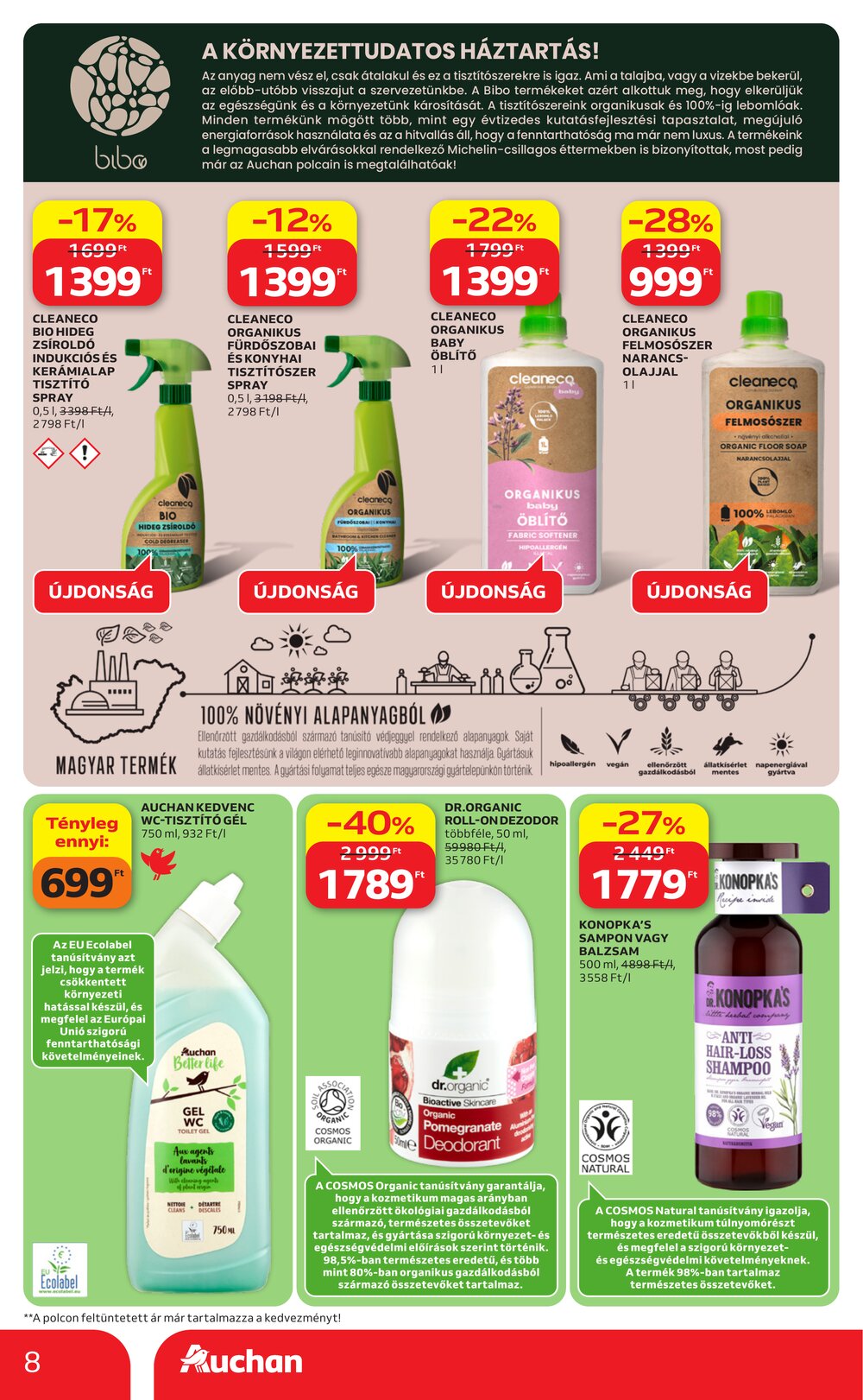 Auchan akciós újság 2026.04.23-tól - 8. oldal.