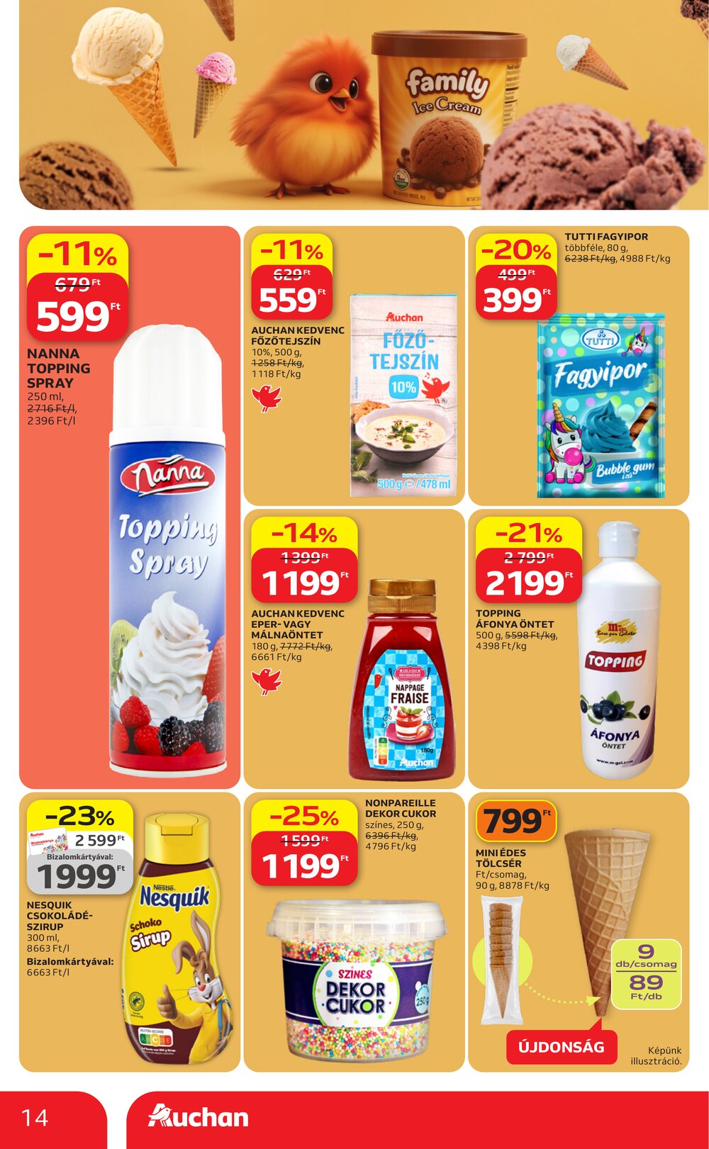 Auchan akciós újság 2026.04.23-tól - 14. oldal.