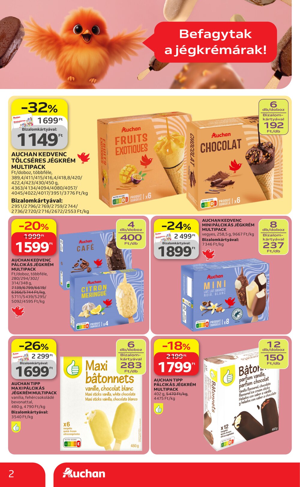 Auchan akciós újság 2026.04.23-tól - 2. oldal.