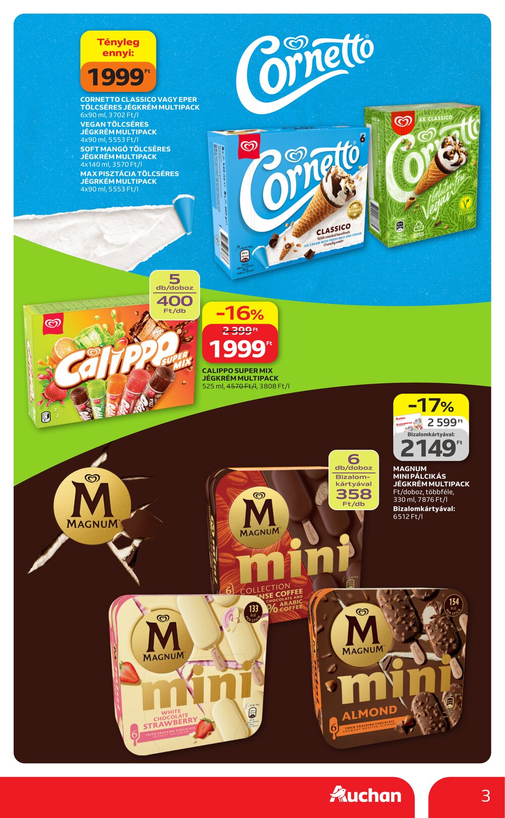 Auchan akciós újság 2026.04.23-tól - 3. oldal.