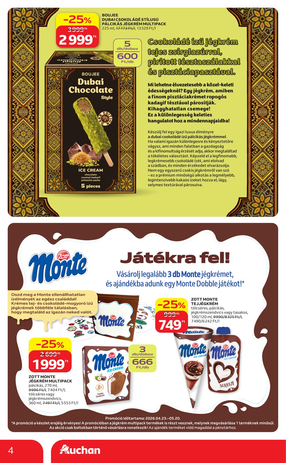 Auchan akciós újság 2026.04.23-tól - 4. oldal.