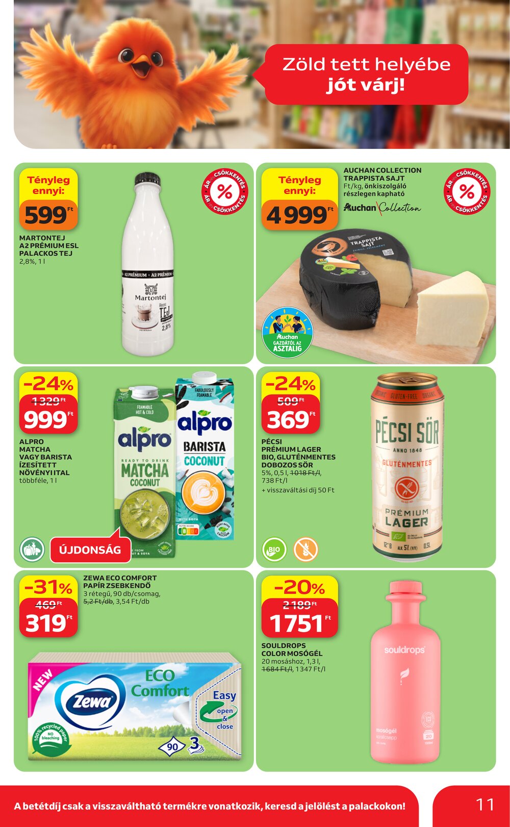 Auchan akciós újság 2026.04.23-tól - 11. oldal.