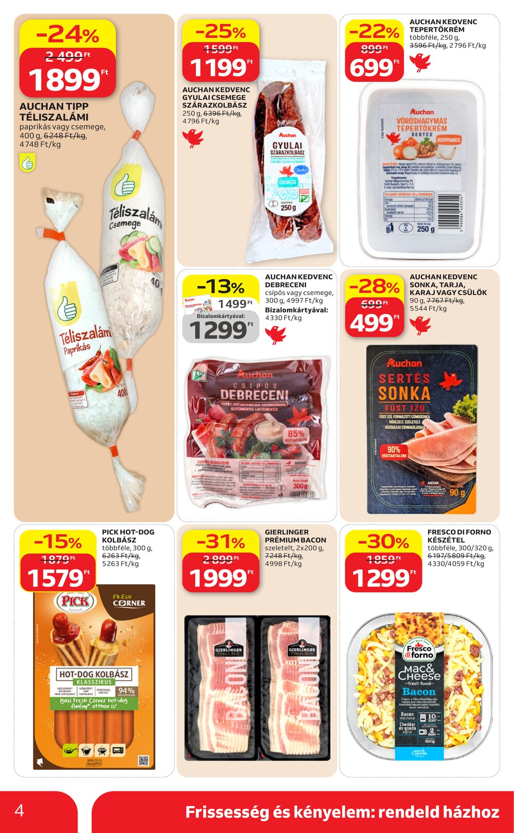 Auchan akciós újság 2026.04.23-tól - 4. oldal.