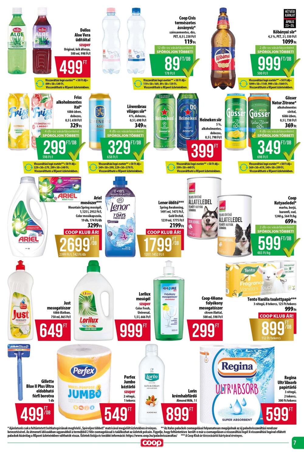 Coop akciós újság 2026.04.23-tól - 7. oldal.