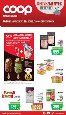 Coop akciós újság 2026.04.23-tól