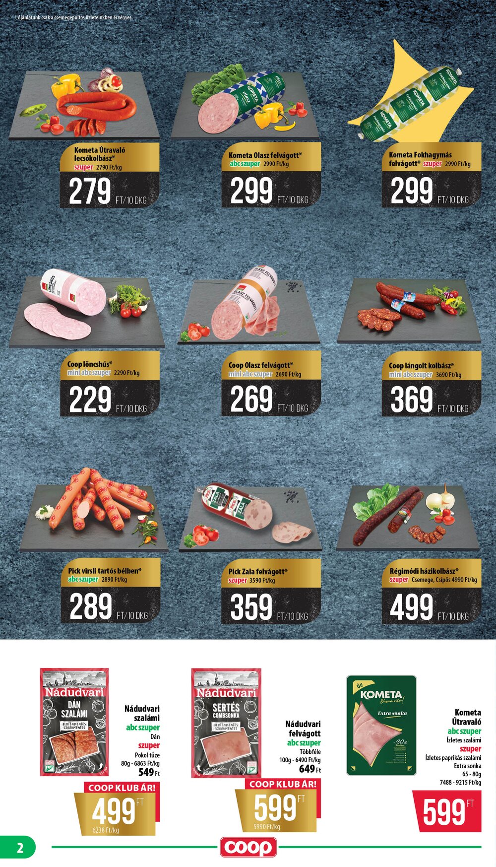 Coop akciós újság 2026.04.23-tól - 2. oldal.