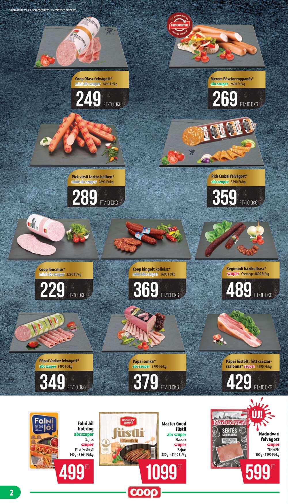 Coop akciós újság 2026.04.23-tól - 2. oldal.