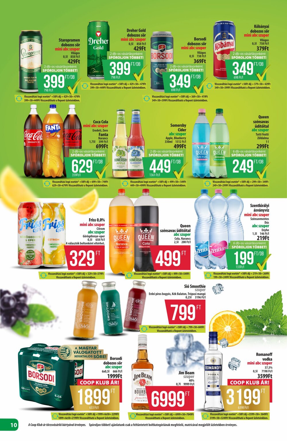 Coop akciós újság 2026.04.23-tól - 10. oldal.