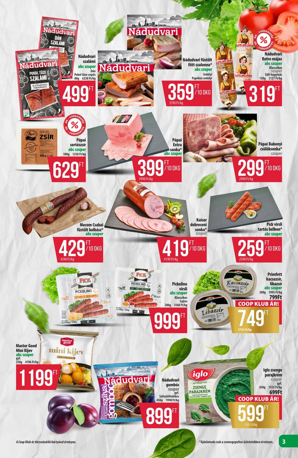 Coop akciós újság 2026.04.23-tól - 3. oldal.