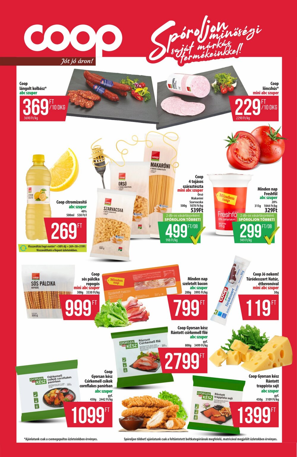 Coop akciós újság 2026.04.23-tól - 9. oldal.