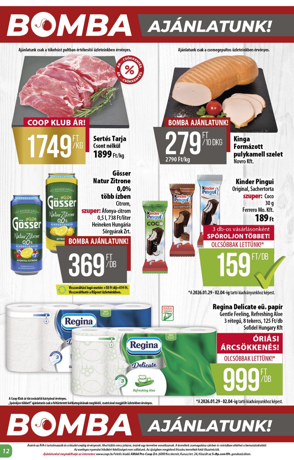 Coop akciós újság 2026.04.23-tól - 12. oldal.