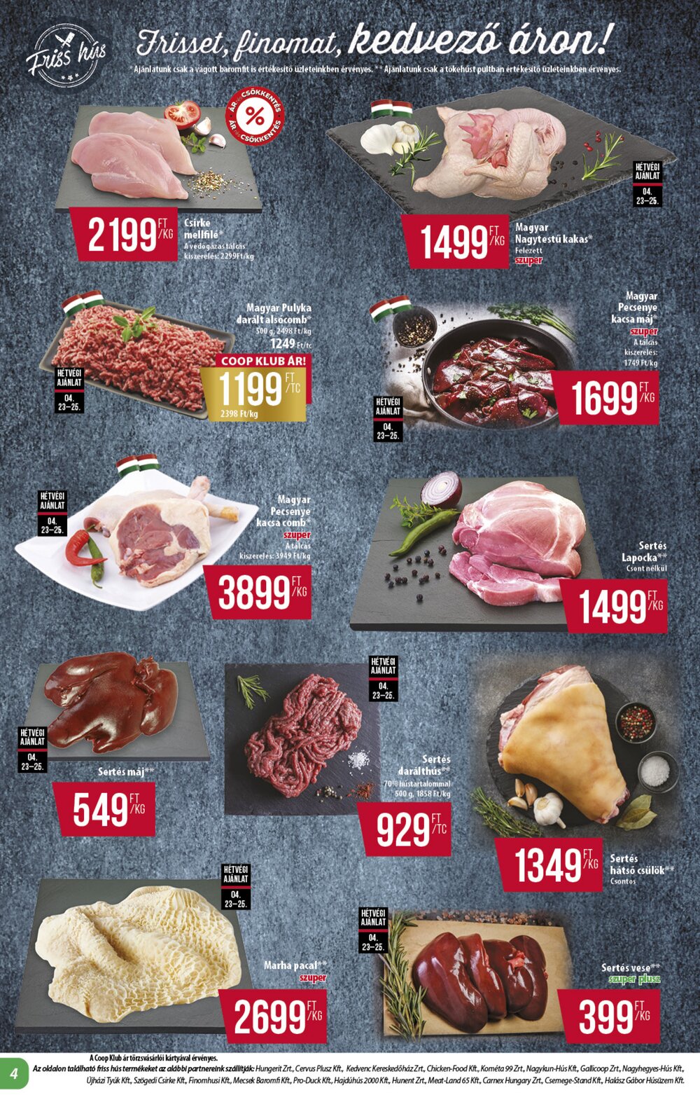 Coop akciós újság 2026.04.23-tól - 4. oldal.