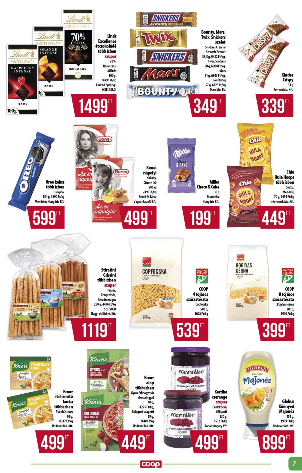 Coop akciós újság 2026.04.23-tól - 7. oldal.