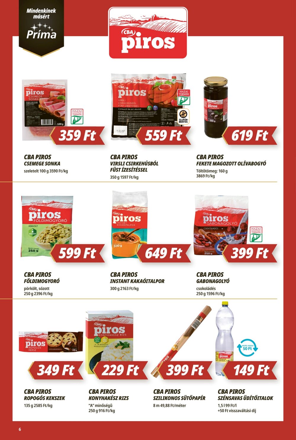 CBA akciós újság 2026.04.23-tól - 6. oldal.