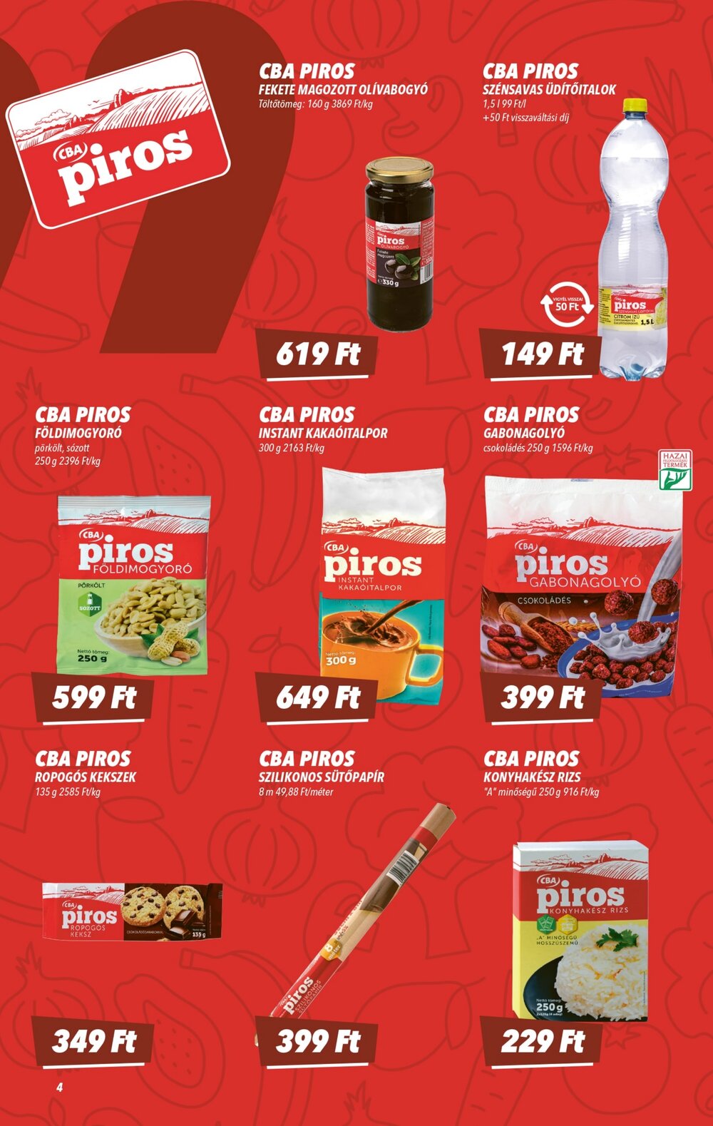 CBA akciós újság 2026.04.23-tól - 4. oldal.
