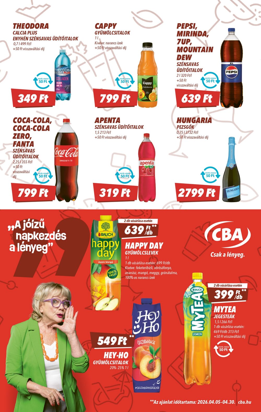 CBA akciós újság 2026.04.23-tól - 6. oldal.