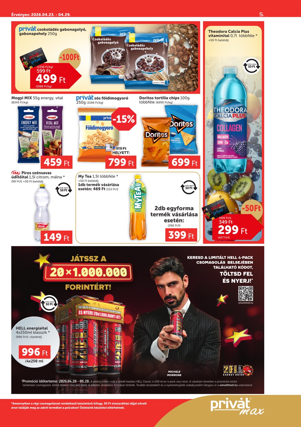 Privát akciós újság 2026.04.23-tól - 5. oldal.