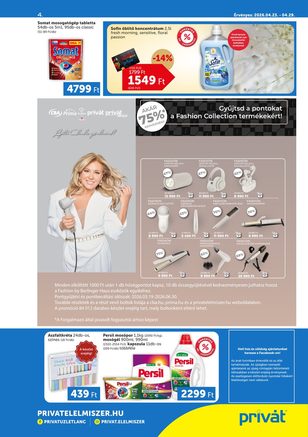 Privát akciós újság 2026.04.23-tól - 4. oldal.
