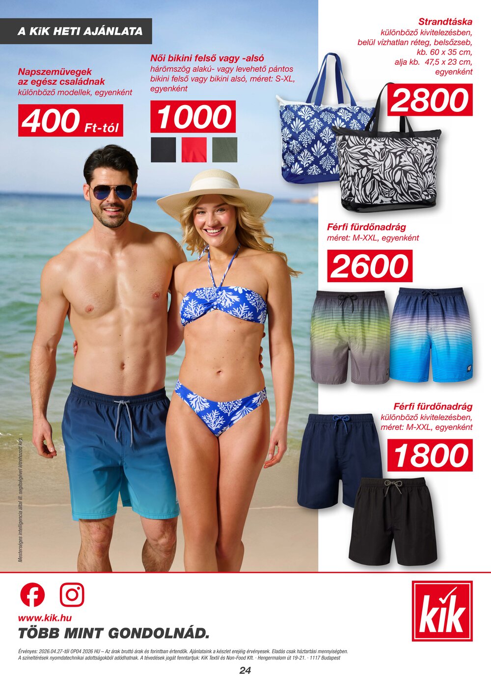 KIK akciós újság 2026.04.27-től - 24. oldal.