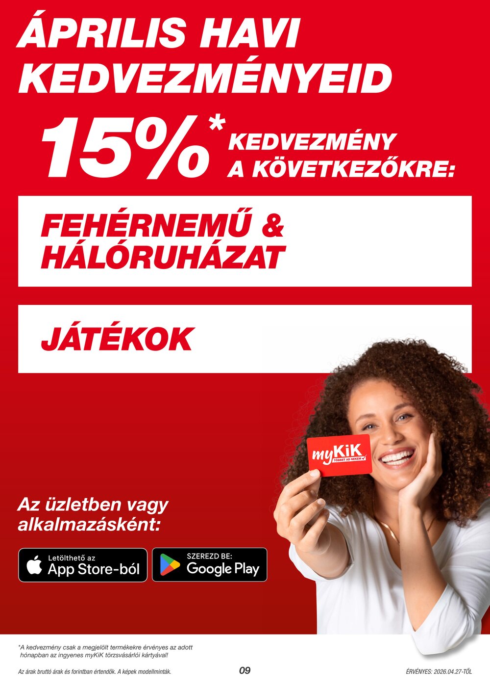 KIK akciós újság 2026.04.27-től - 9. oldal.