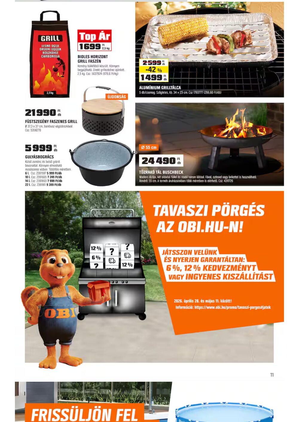 OBI akciós újság 2026.04.28-tól - 10. oldal.
